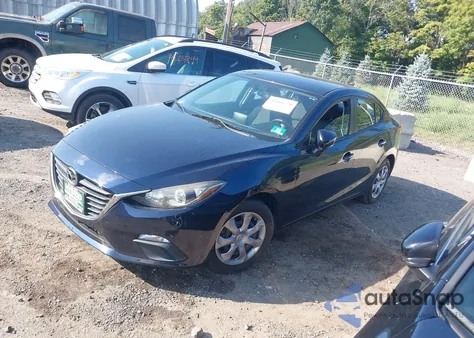 2016 Mazda Mazda3 I Sport из США, поврежденный, VIN JM1BM1T74G1312130